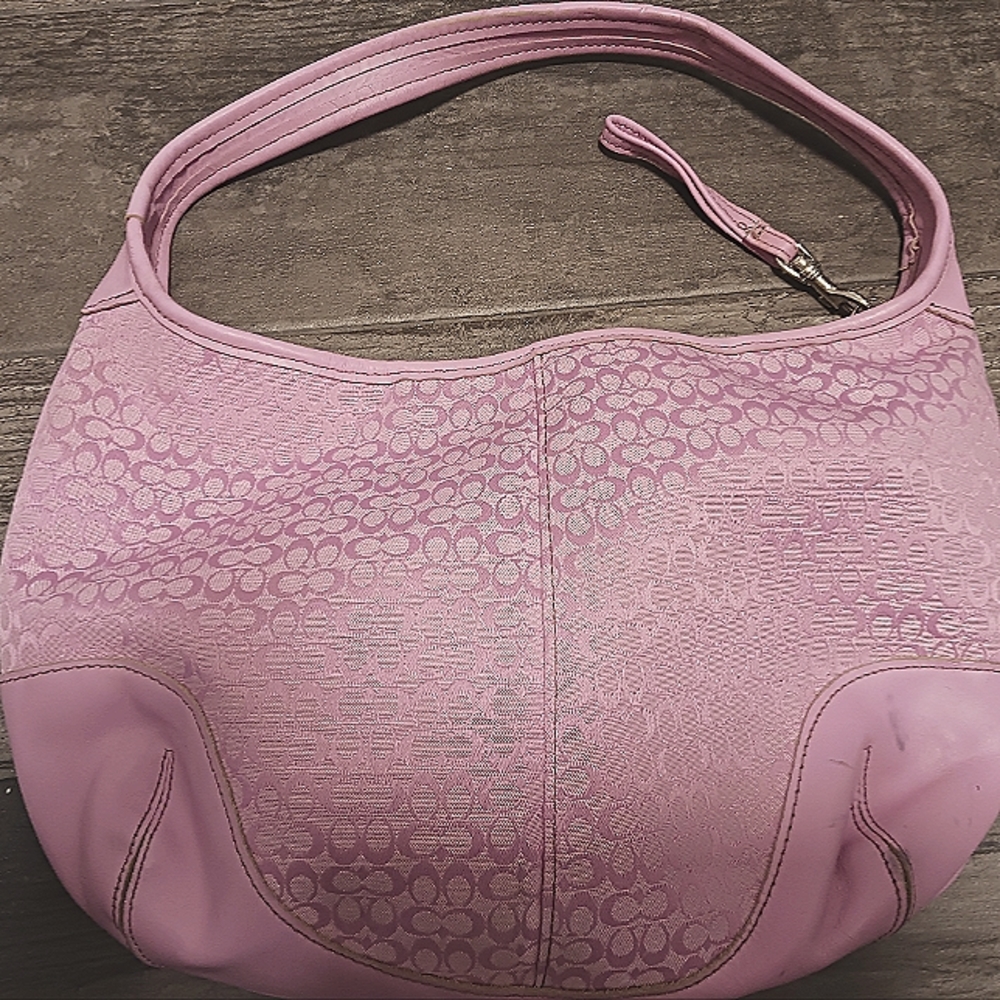 Vintage coach bag pink